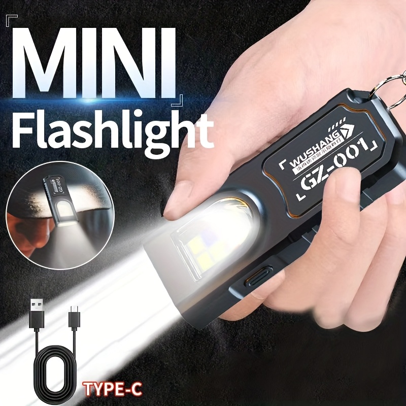 Led Flood Light - LED COB Flashlight Type C Rechargeable