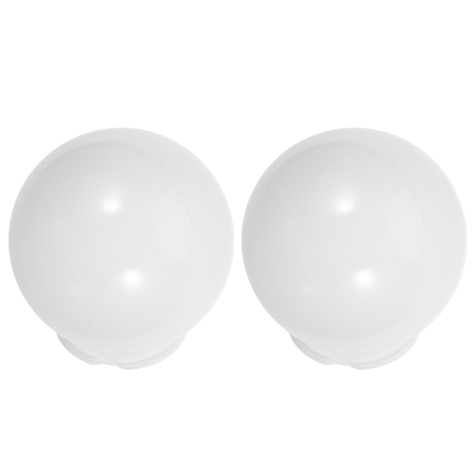 Outdoor Lighting Lamps - 2Pcs Outdoor Globe Lampshade White Spherical