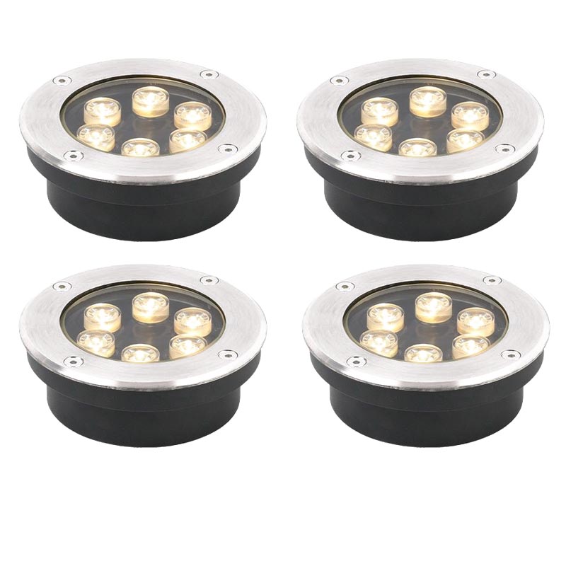 Outdoor Lighting Recessed - Thin IP67 Waterproof Recessed Underground LED