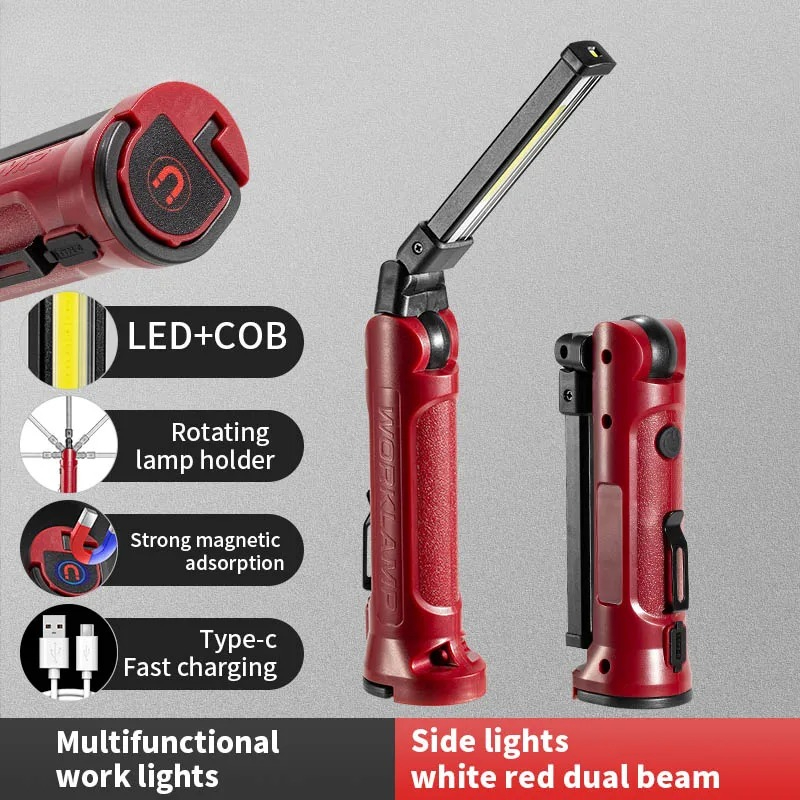 Outdoor Lighting Repair - COB LED Work Light Rechargeable Folding