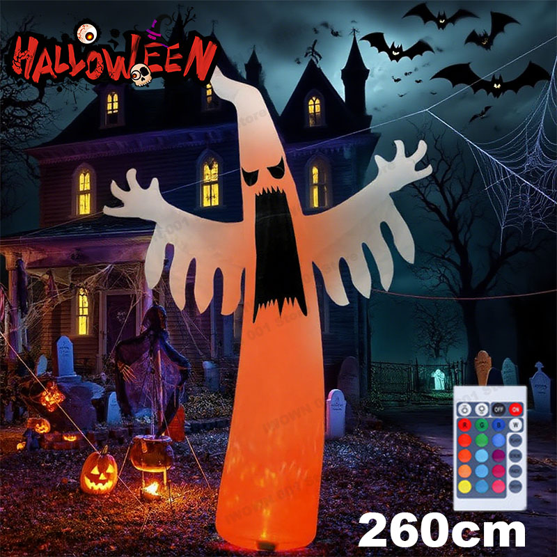 Outdoor Lighting Event - Halloween Inflatable Scary Ghost with LED