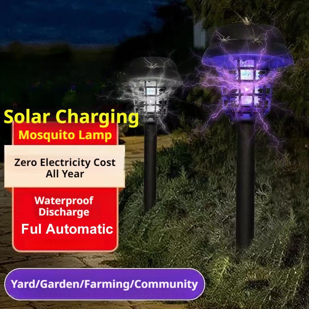 Halo Outdoor Lighting - 4/2/1pcs Solar Mosquito Killer Lamp Home