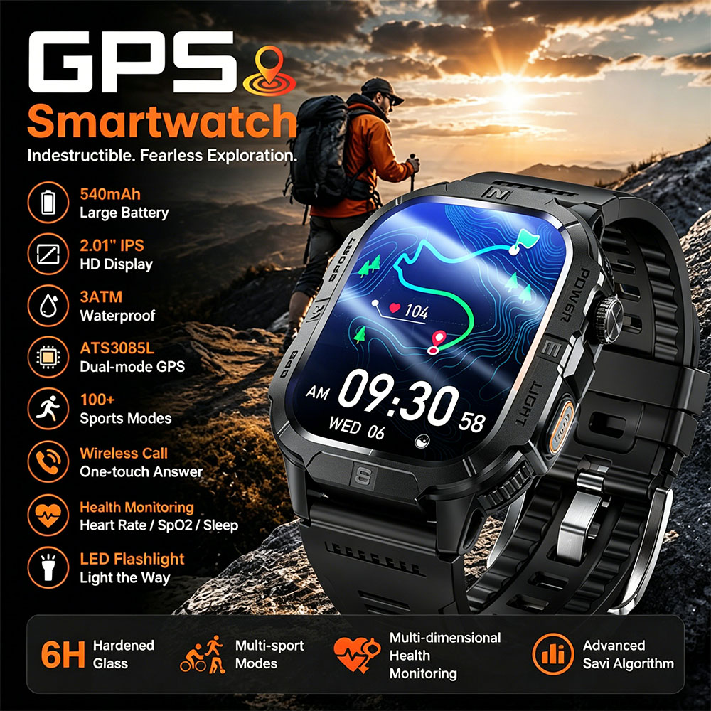 Outdoor Lighting Ip Rating - 2026 New Men Smart Watch GPS
