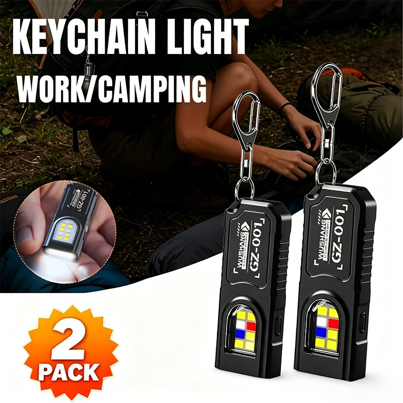 Led Flood Light - LED Keychain Flashlight Type C Rechargeable