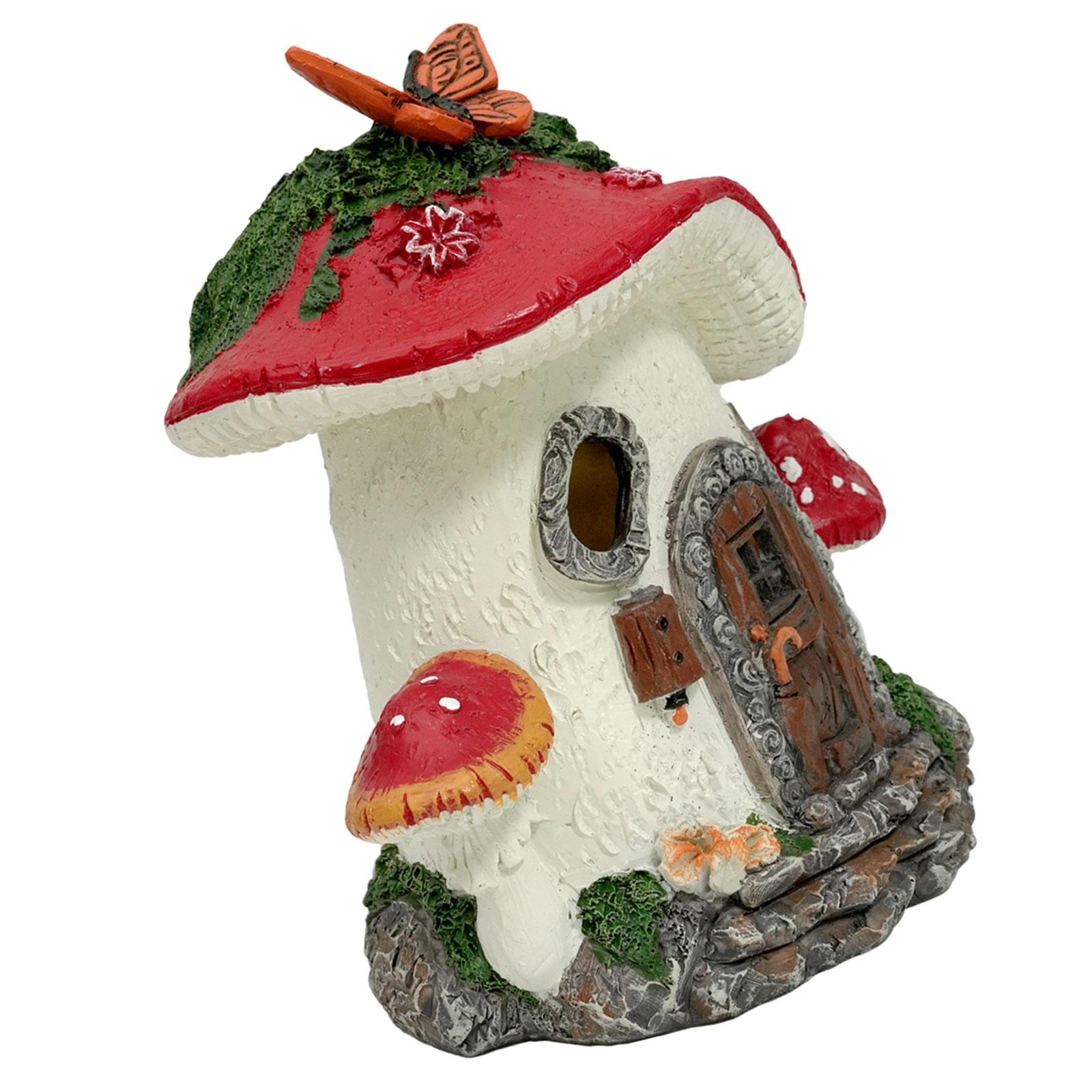 Outdoor Lighting Unique - Solar Garden Figurines Unique Mushroom House