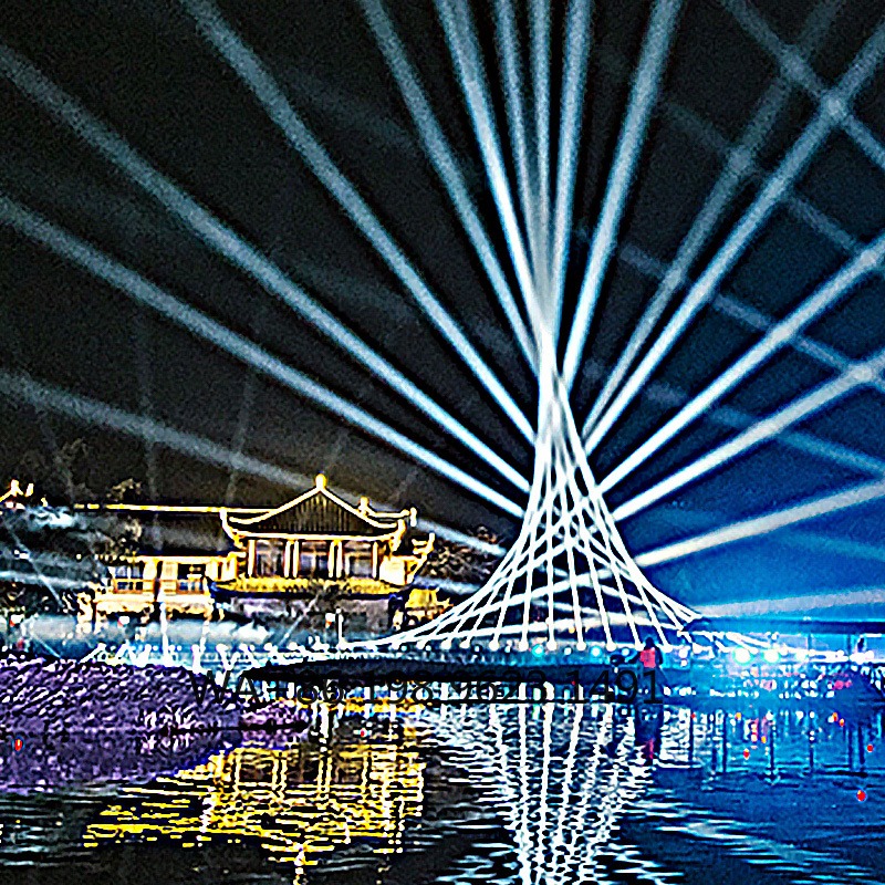 Outdoor Lighting Event - Outdoor RGB AnimationProjector Stage Strobe Effect
