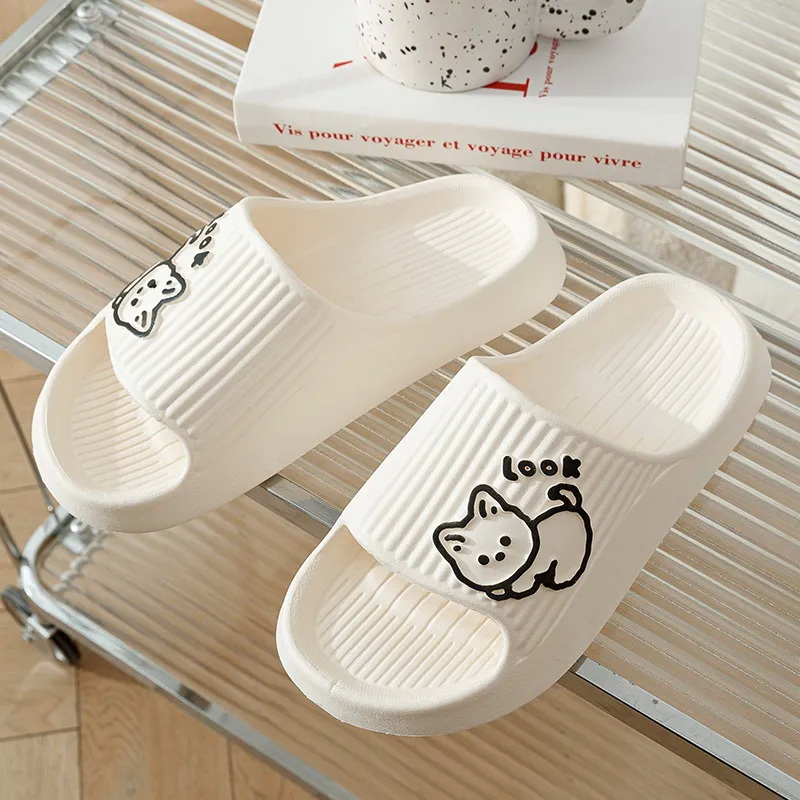 Outdoor Lighting For Home - Summer Kawaii Cats Slippers Women Ultra