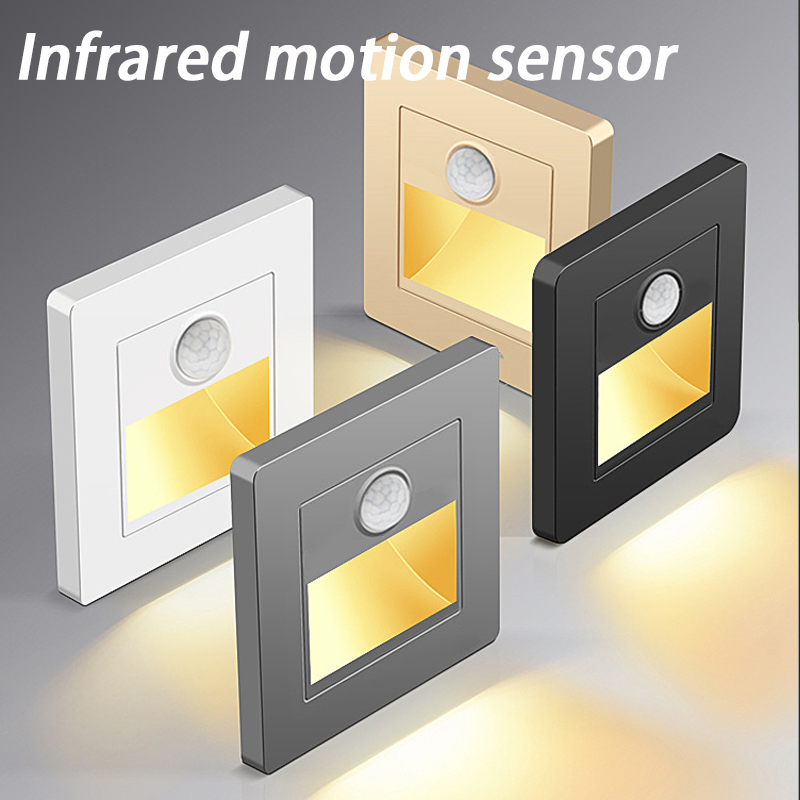 Outdoor Lighting Recessed - Infrared Motion Sensor Stair Lights Indoor