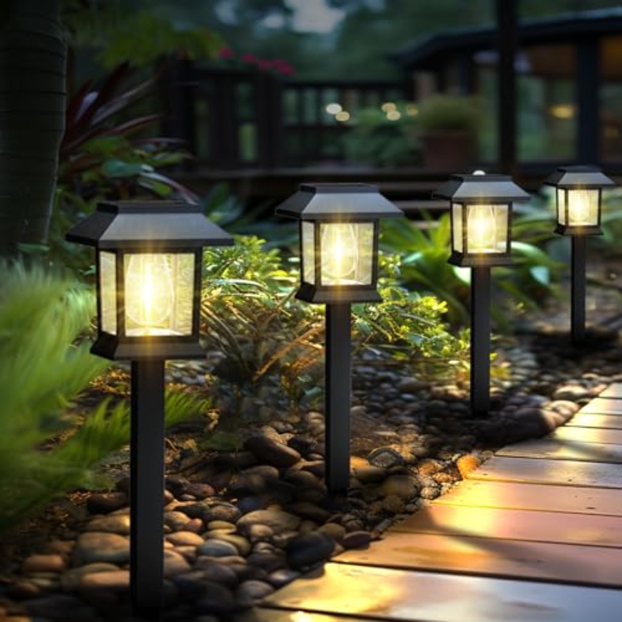 Outdoor Lighting For Your Yard - Solar Lights Outdoor, Pack 3000K Waterproof