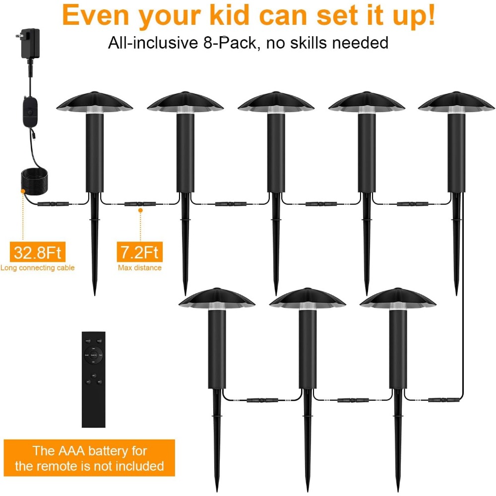 8 Pack Low Voltage Landscape L - Outdoor Lighting Voltage 评论和价格