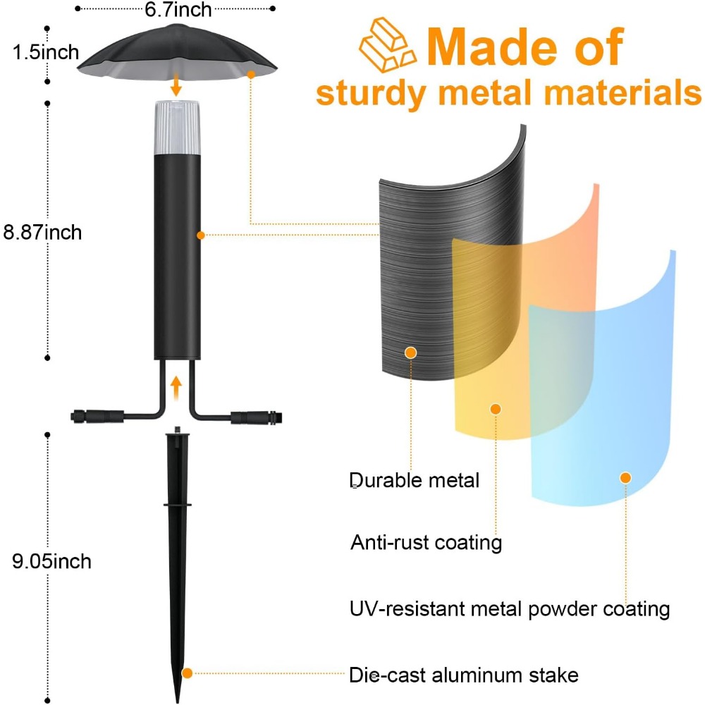 8 Pack Low Voltage Landscape L - Outdoor Lighting Voltage 评论和价格