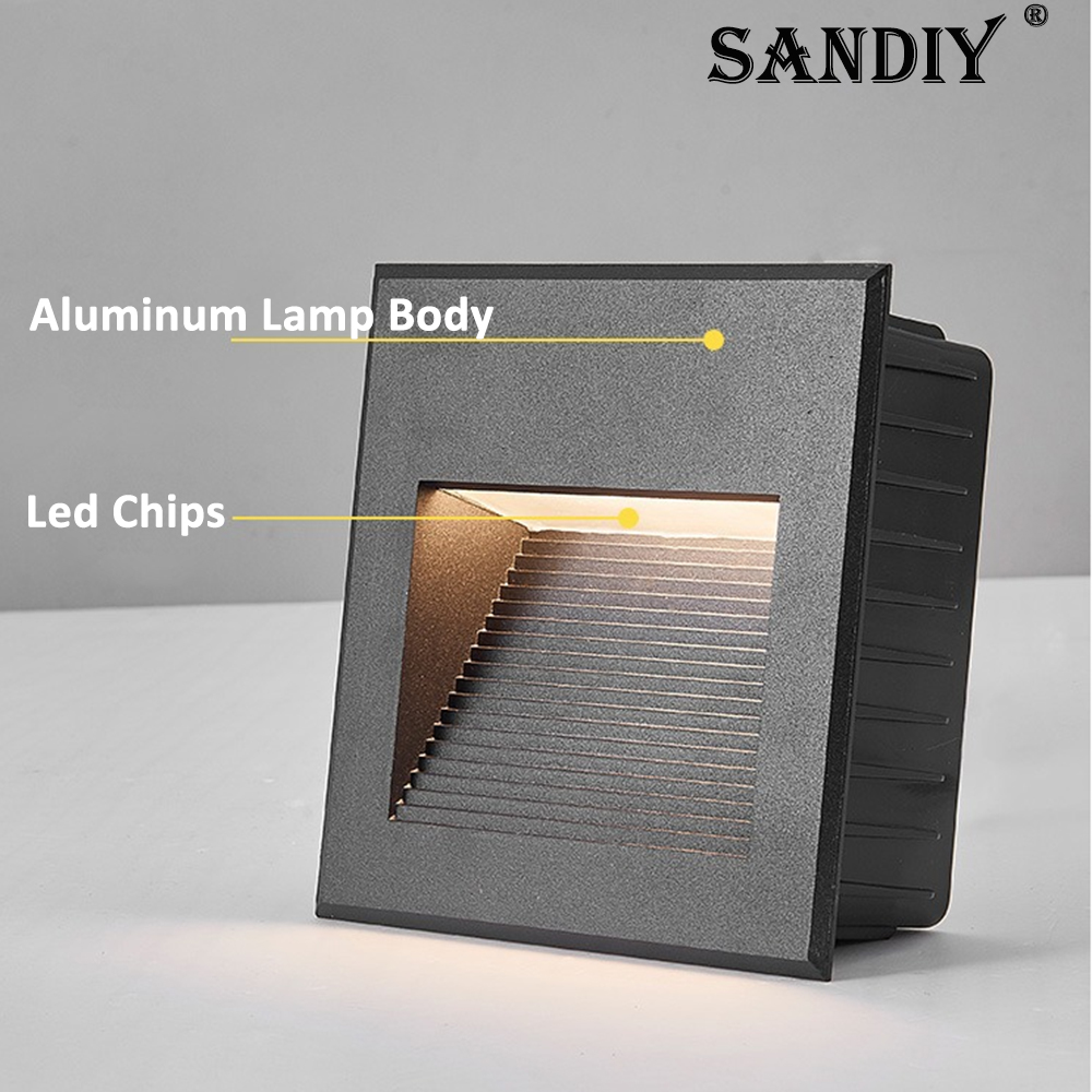 SANDIY Recessed Outdoor Wall S - Outdoor Lighting Voltage 评论和价格