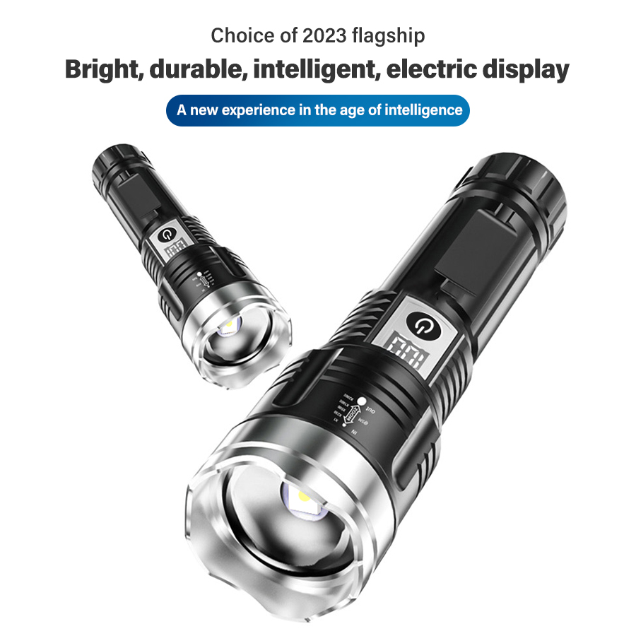 High Power 200000LM LED Flashl - Outdoor Lighting Battery 评论和价格
