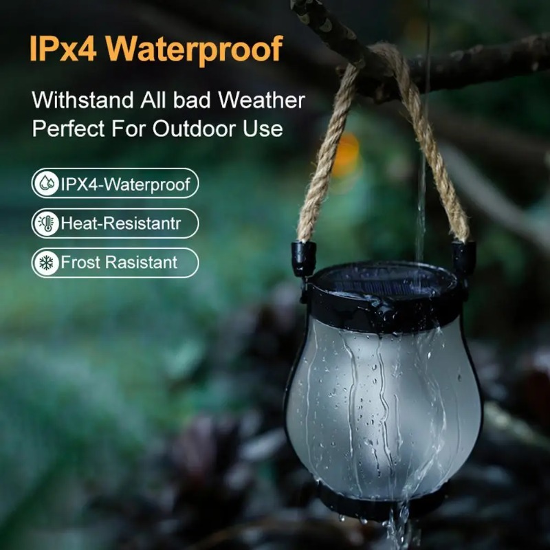 Solar Flame Lamp USB Rechargea - Halo Outdoor Lighting 评论和价格