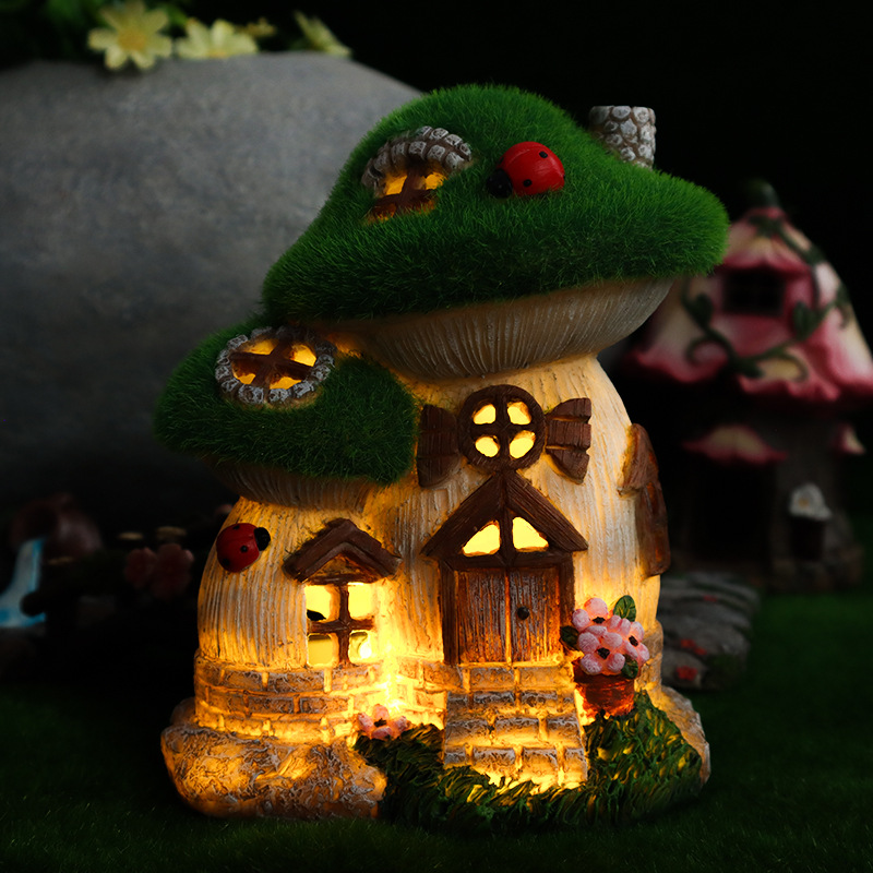 Garden Solar Night Light Mushr - Outdoor Lighting Architectural 评论和价格