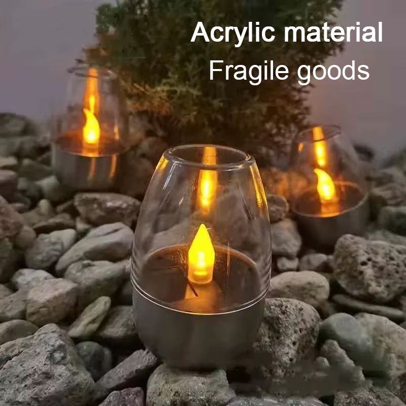 LED Solar Candles Light Flamel - Halo Outdoor Lighting 评论和价格