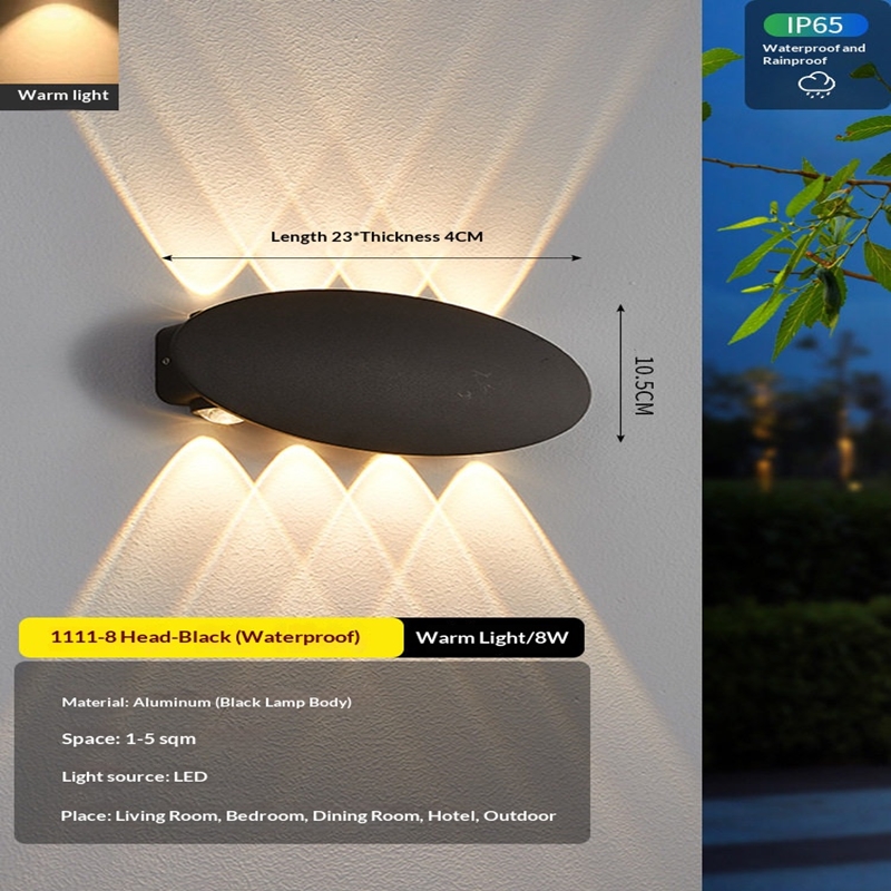 Modern Simple LED 4W 6W 8W Ova - Outdoor Lighting Voltage 评论和价格