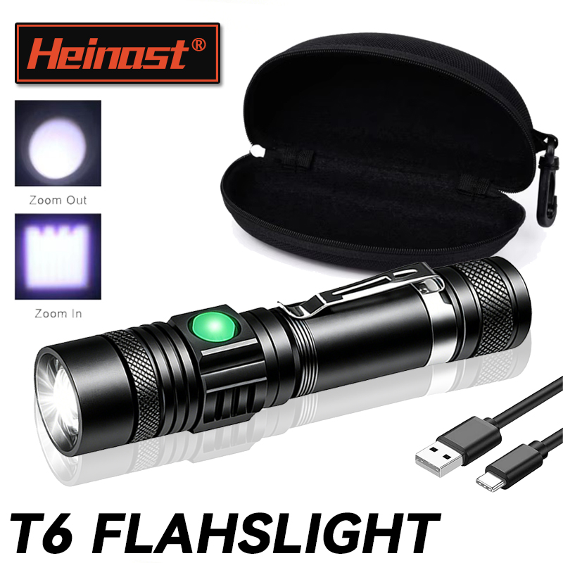 T6 LED Rechargeable Flashlight - Outdoor Lighting For Home 评论和价格