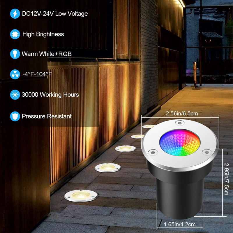 RGBW Low Voltage Landscape Lig - Outdoor Lighting Voltage 评论和价格