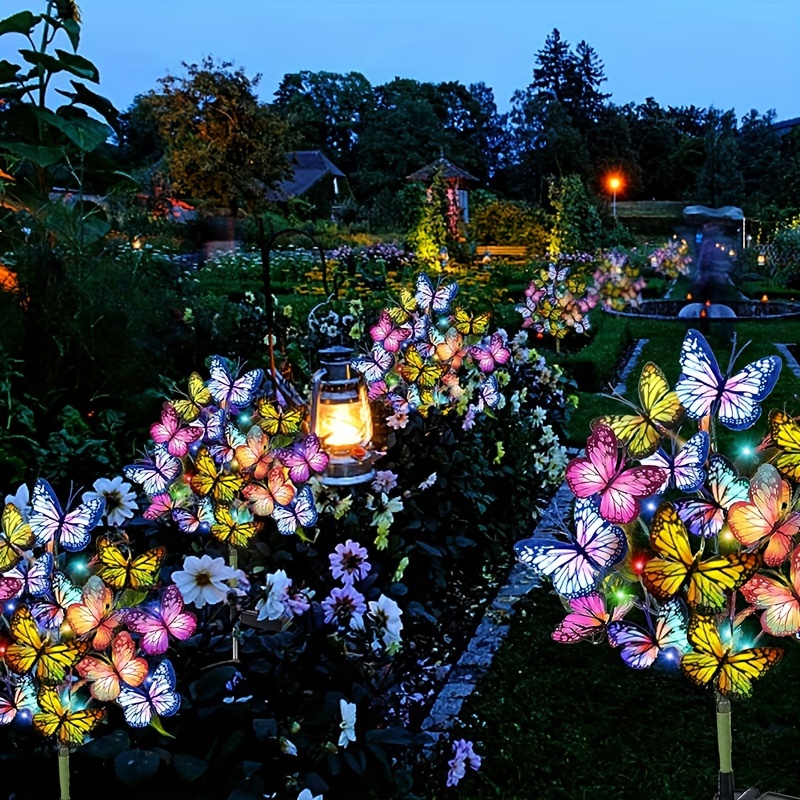 Solar LED Butterfly Garden Lig - Halo Outdoor Lighting 评论和价格