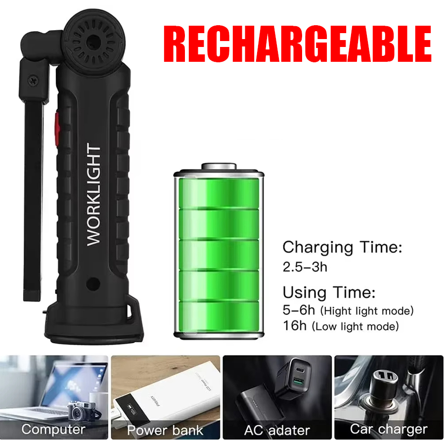 Portable LED Flashlight with M - Outdoor Lighting Repair 评论和价格