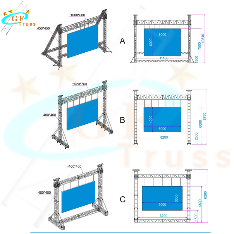 Outdoor Events Goal Post Truss - Outdoor Lighting Event 评论和价格