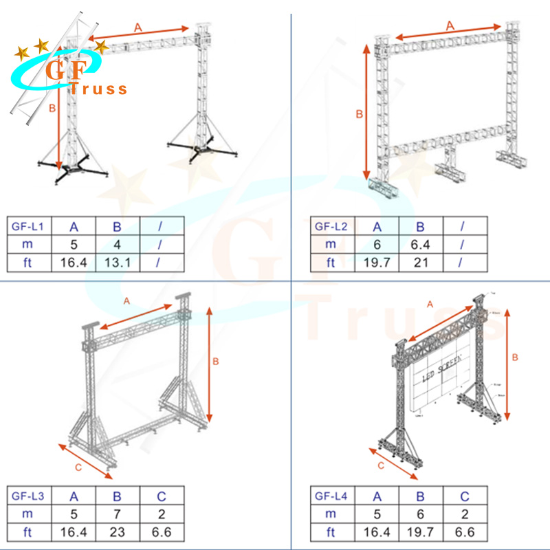 Outdoor Events Goal Post Truss - Outdoor Lighting Event 评论和价格