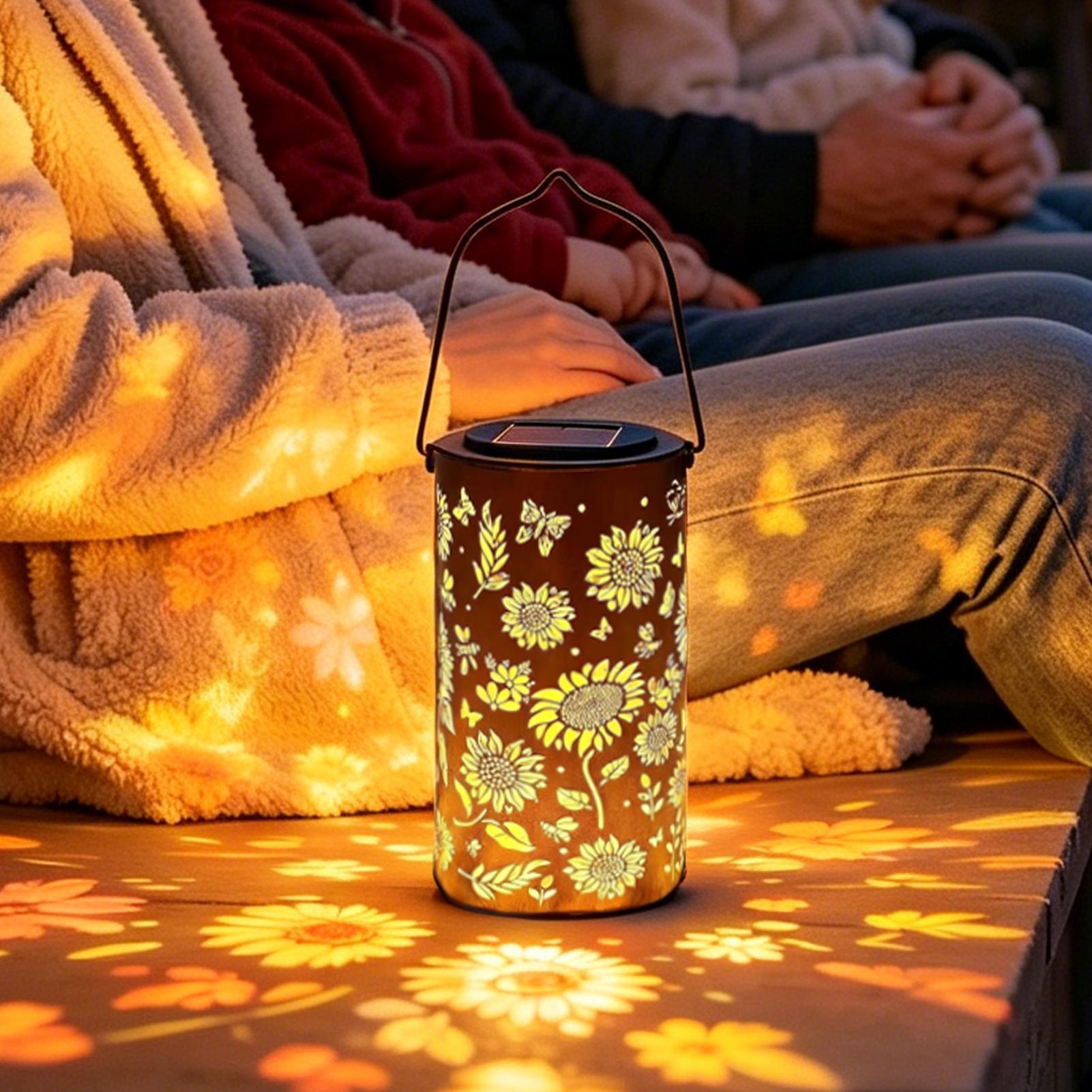 Sunflower Solar Lantern Weathe - Outdoor Lighting Battery 评论和价格