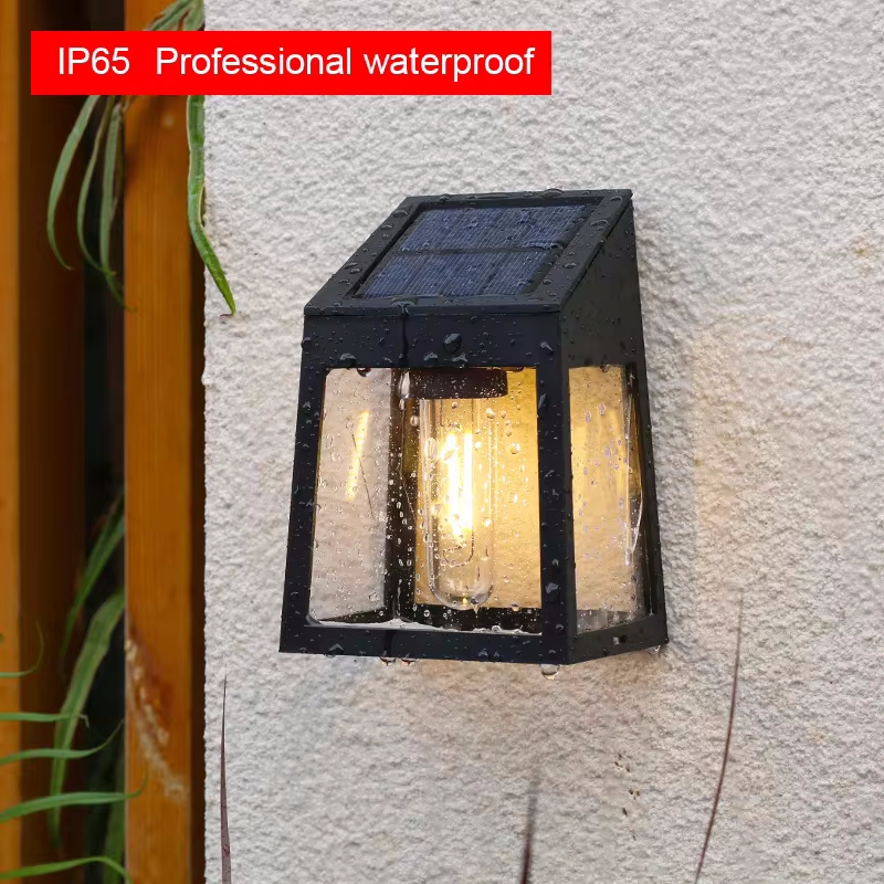 Solar Wall Light Outdoor Water - Halo Outdoor Lighting 评论和价格