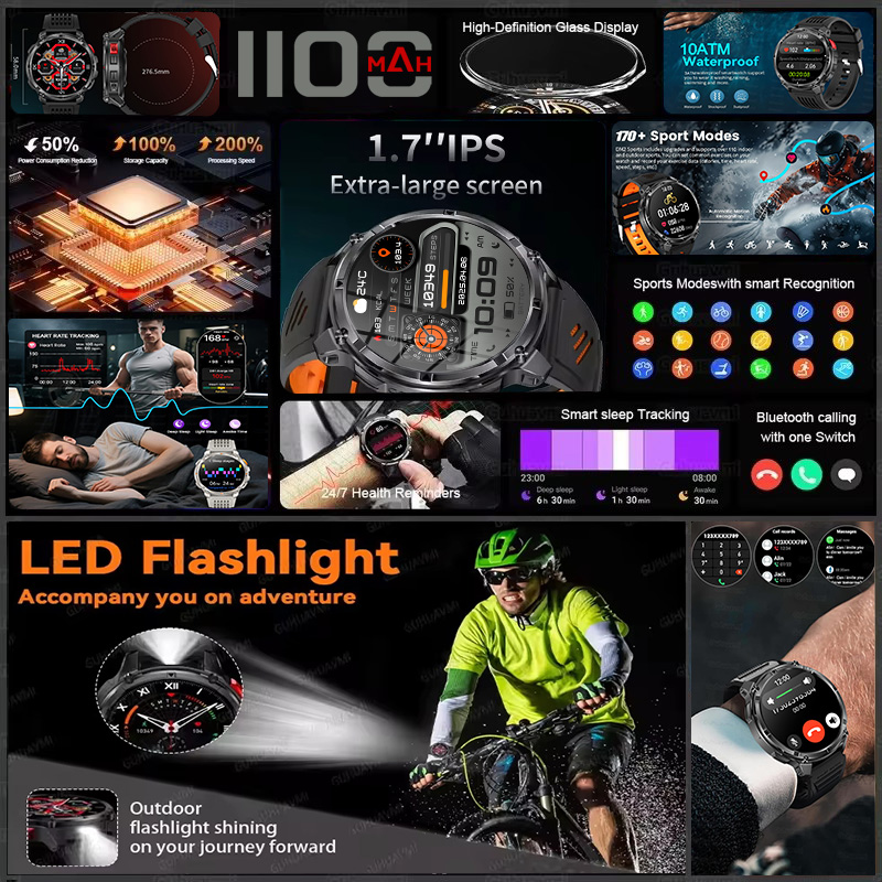 T-REX 3 Military Smartwatch Me - Outdoor Lighting Battery Operated 评论和价格