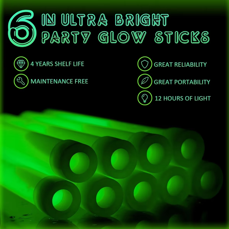 6-12PCS LED Glow Stick with Ho - Outdoor Lighting Event 评论和价格
