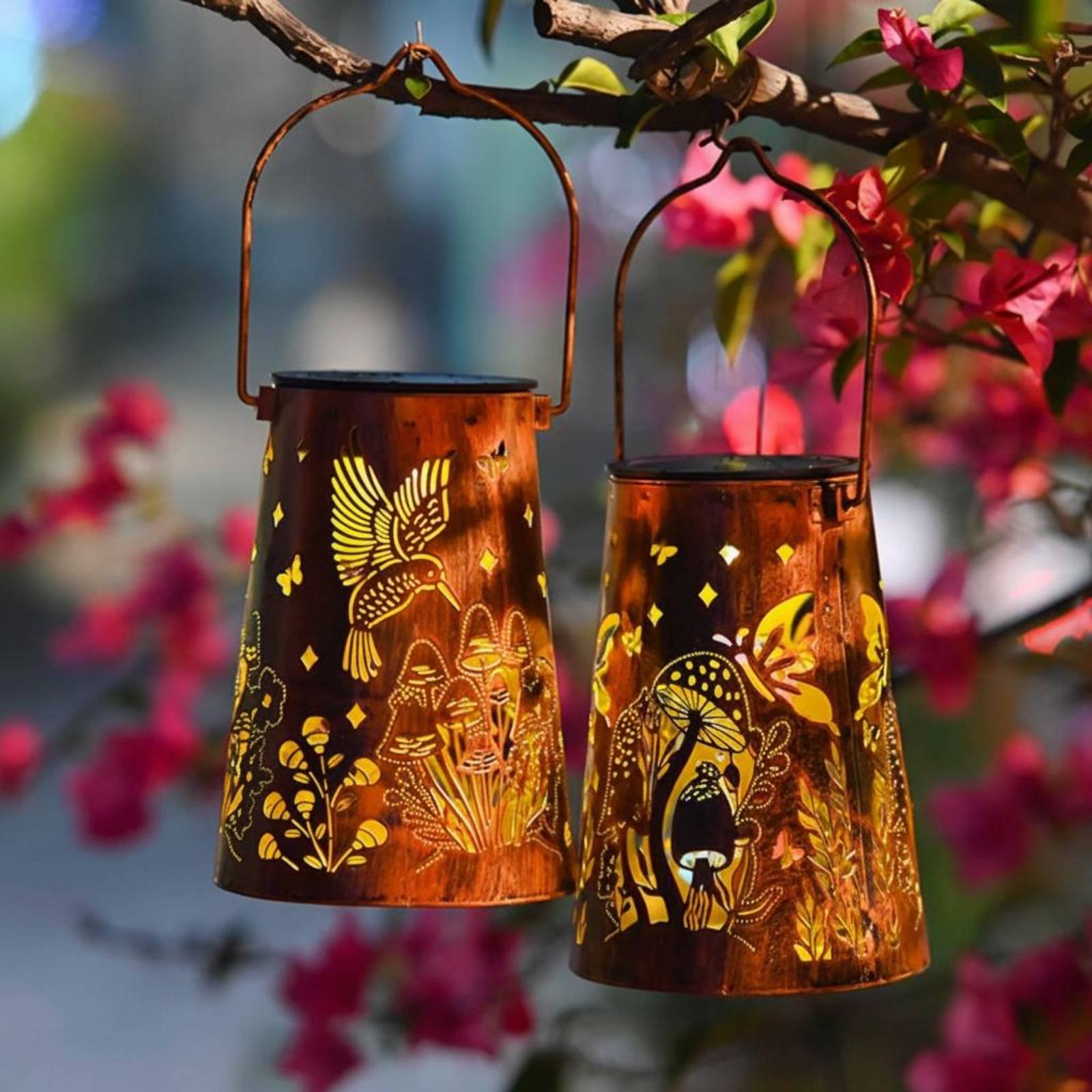 Floral Garden Lantern Pattern  - Outdoor Lighting Design 评论和价格