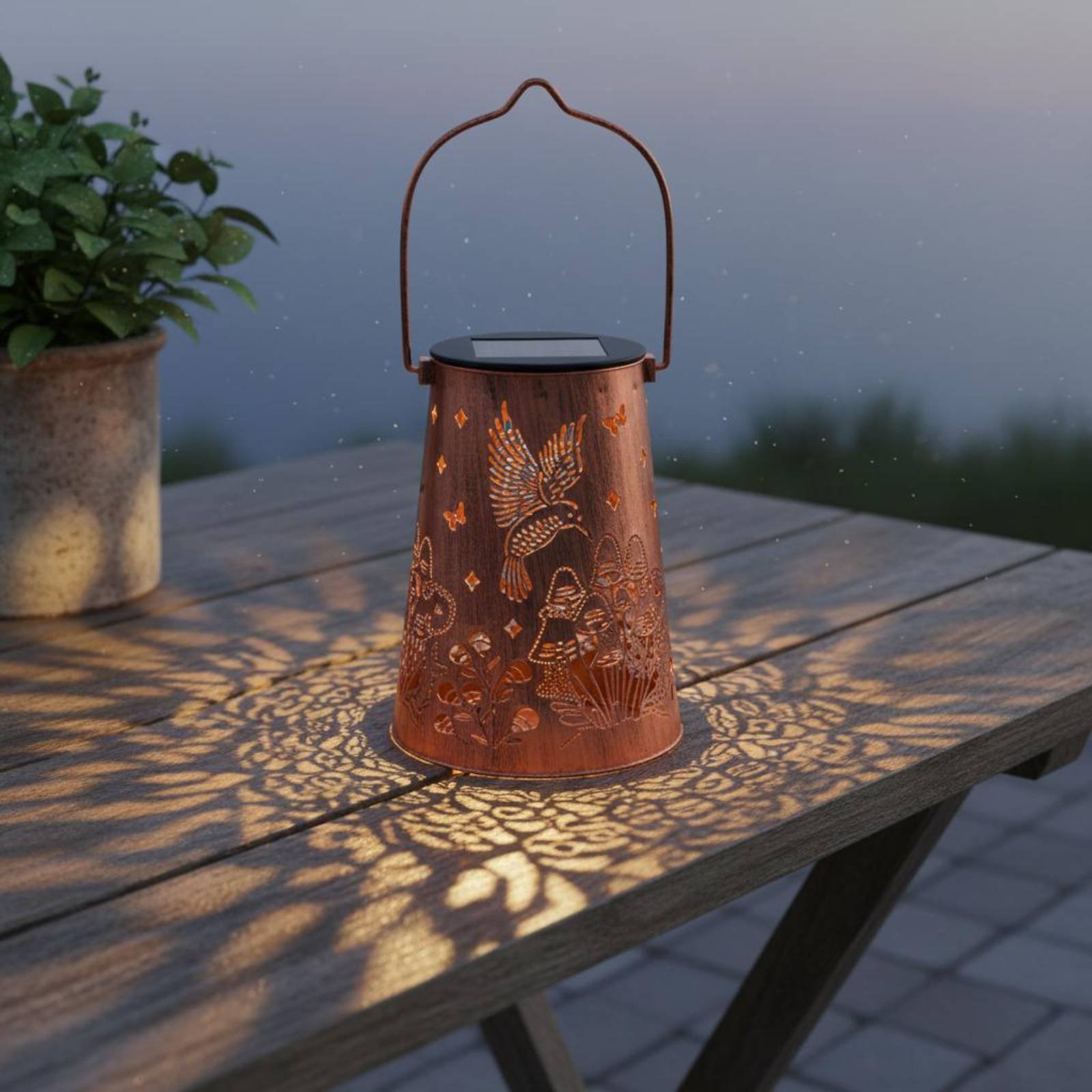 Floral Garden Lantern Pattern  - Outdoor Lighting Design 评论和价格