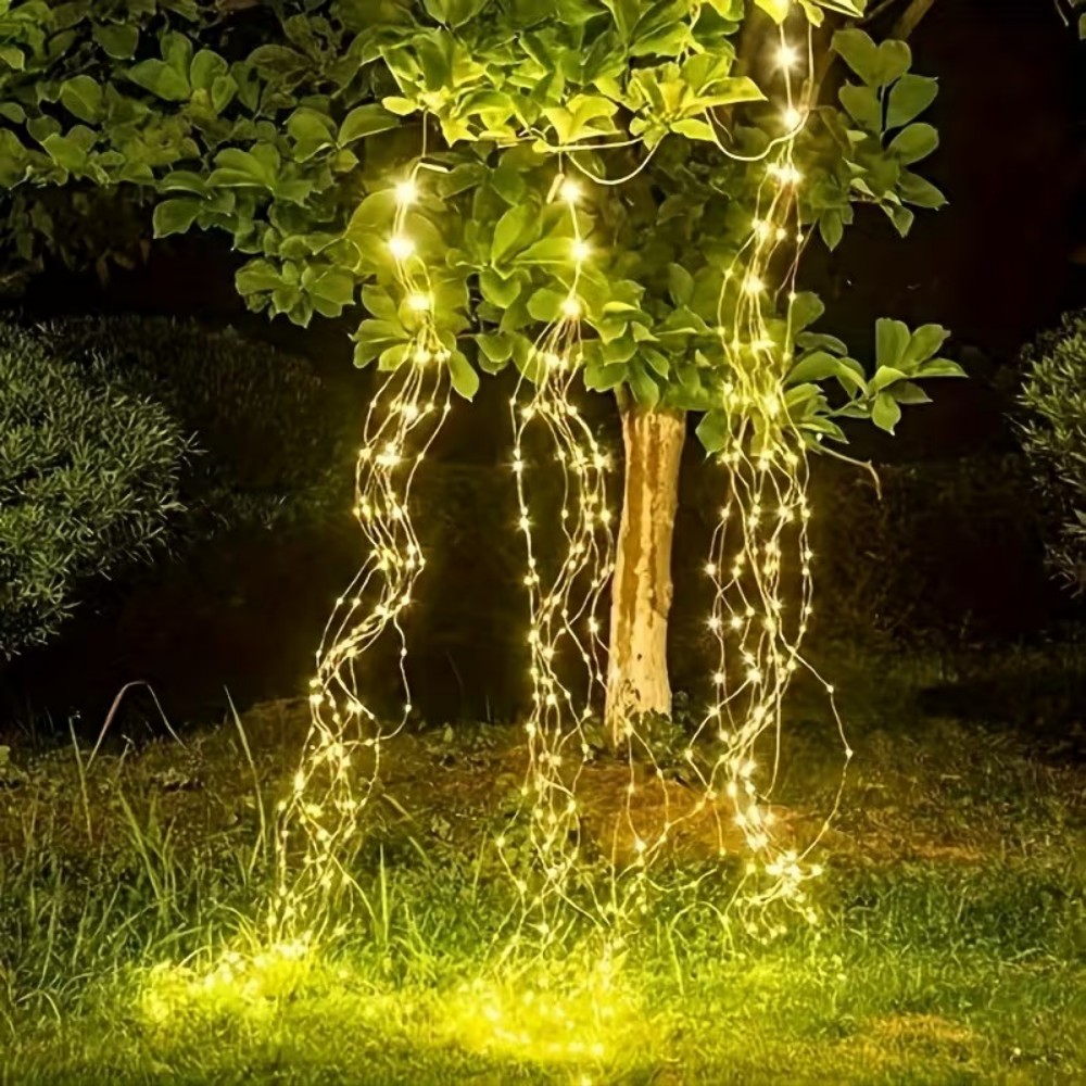 3M600LED Solar Powered Willow  - Solar Fairy String 评论和价格