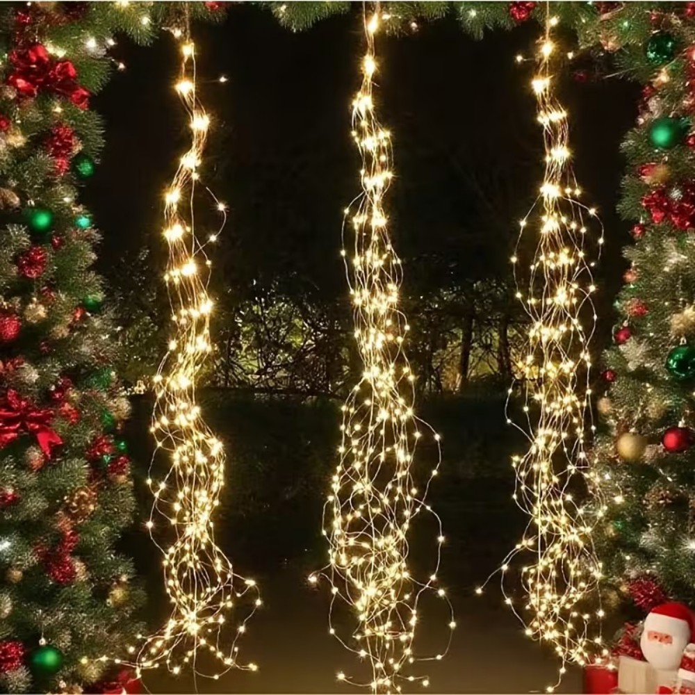 3M600LED Solar Powered Willow  - Solar Fairy String 评论和价格