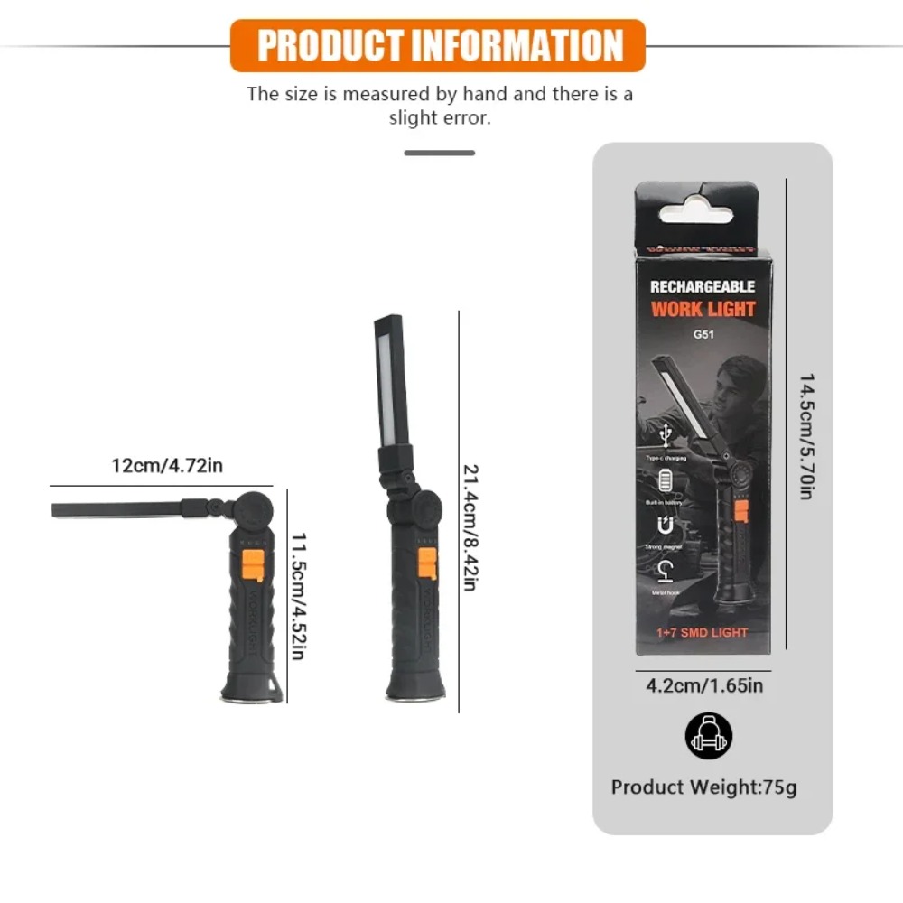 Portable COB LED Flashlight US - Outdoor Lighting Battery 评论和价格