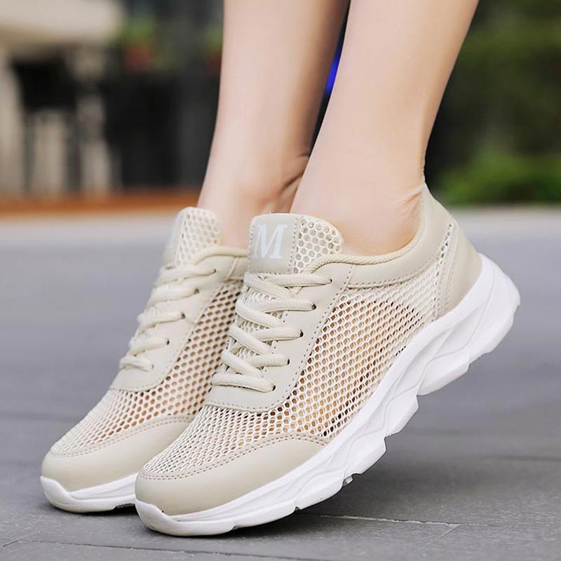 Summer Breathable Sneakers Wom - Outdoor Lighting Ideas For Front Of House 评论和价格