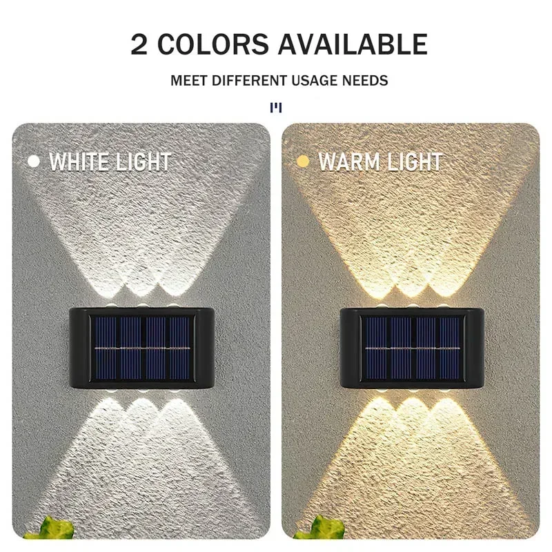 COB Solar Wall Lamp Outdoor Wa - Outdoor Lighting Lamps 评论和价格