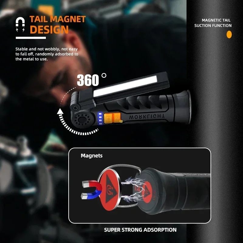 Portable COB LED Flashlight US - Outdoor Lighting Battery 评论和价格