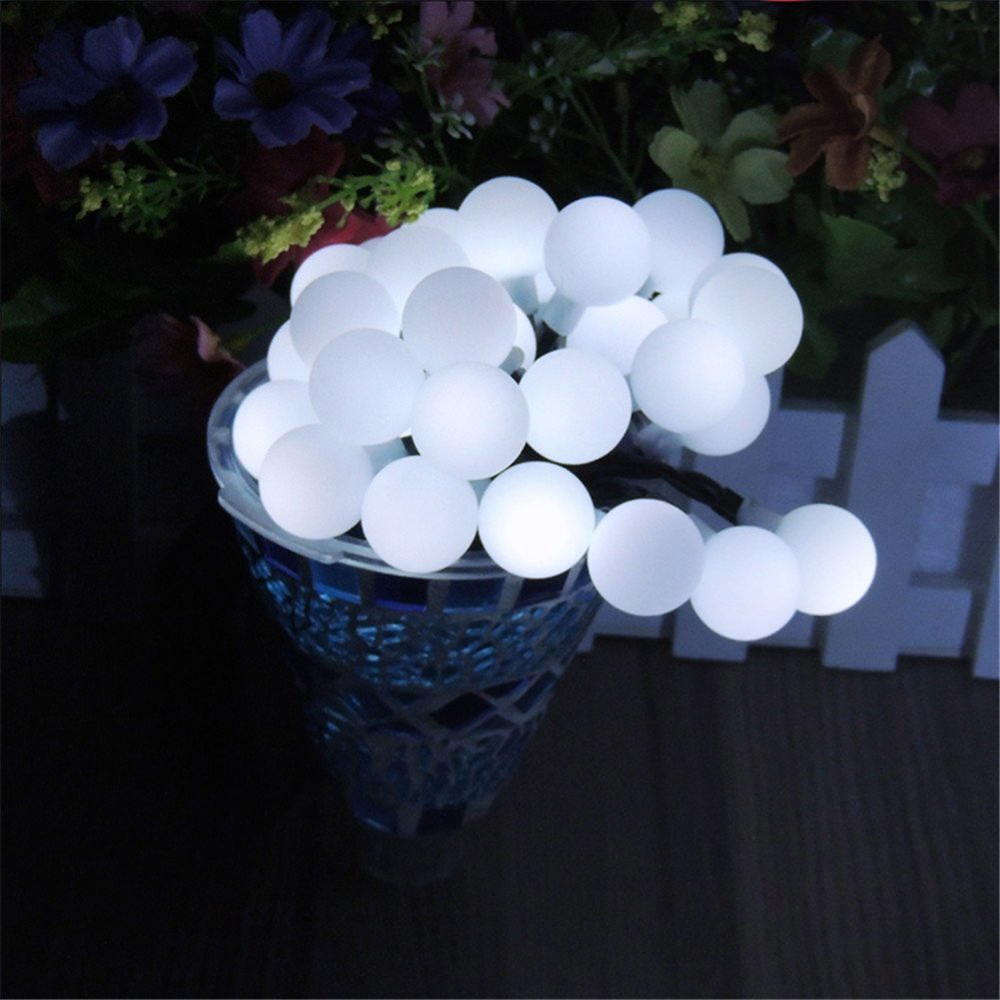 3M/6M/10M Ball LED String Ligh - Outdoor Lighting Battery Operated 评论和价格