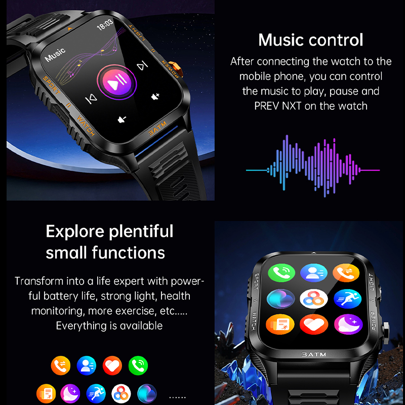 2026 New Men Smart Watch 3ATM  - Outdoor Lighting Ip Rating 评论和价格