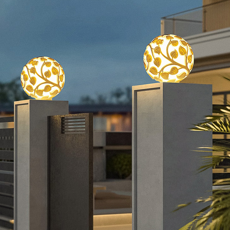 Outdoor column lights solar LE - Outdoor Lighting Lamps 评论和价格