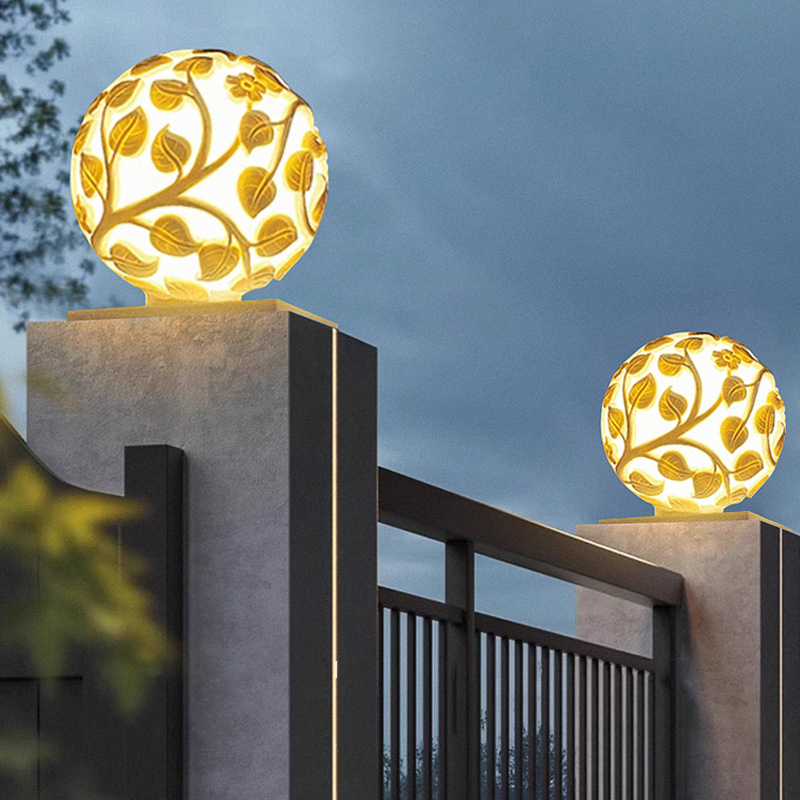 Outdoor column lights solar LE - Outdoor Lighting Lamps 评论和价格