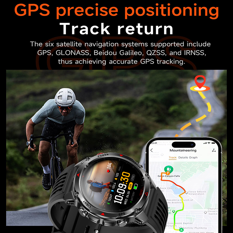 New GPS Compass Smart Watch Me - Outdoor Lighting Ip Rating 评论和价格