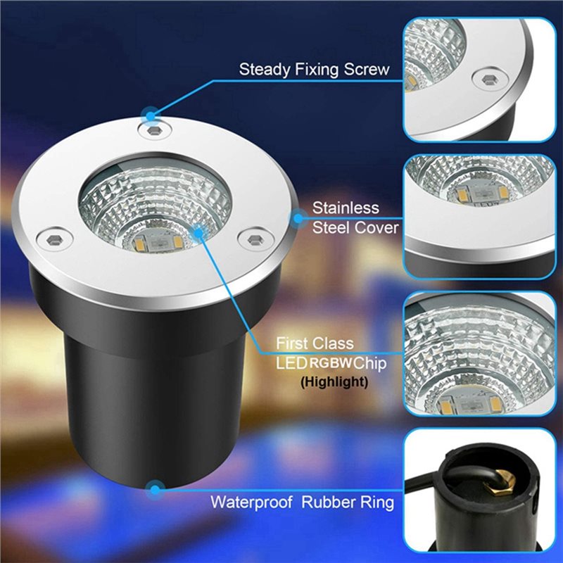A01F-Outdoor 12V RGBW In Groun - Outdoor Lighting Voltage 评论和价格