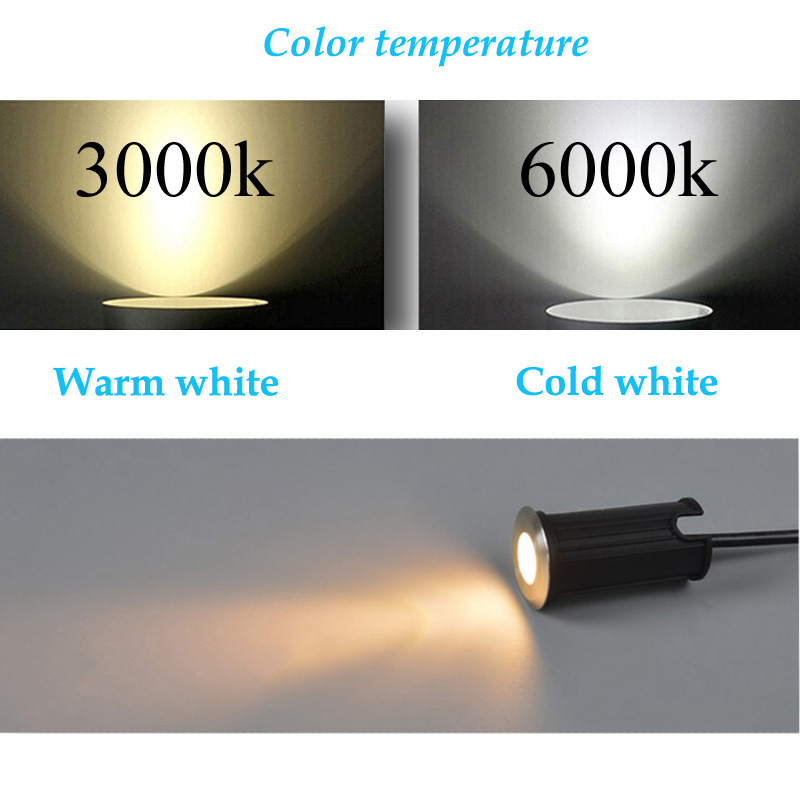 IP68 DC12V 220V 3W Outdoor Lig - Outdoor Lighting Recessed 评论和价格
