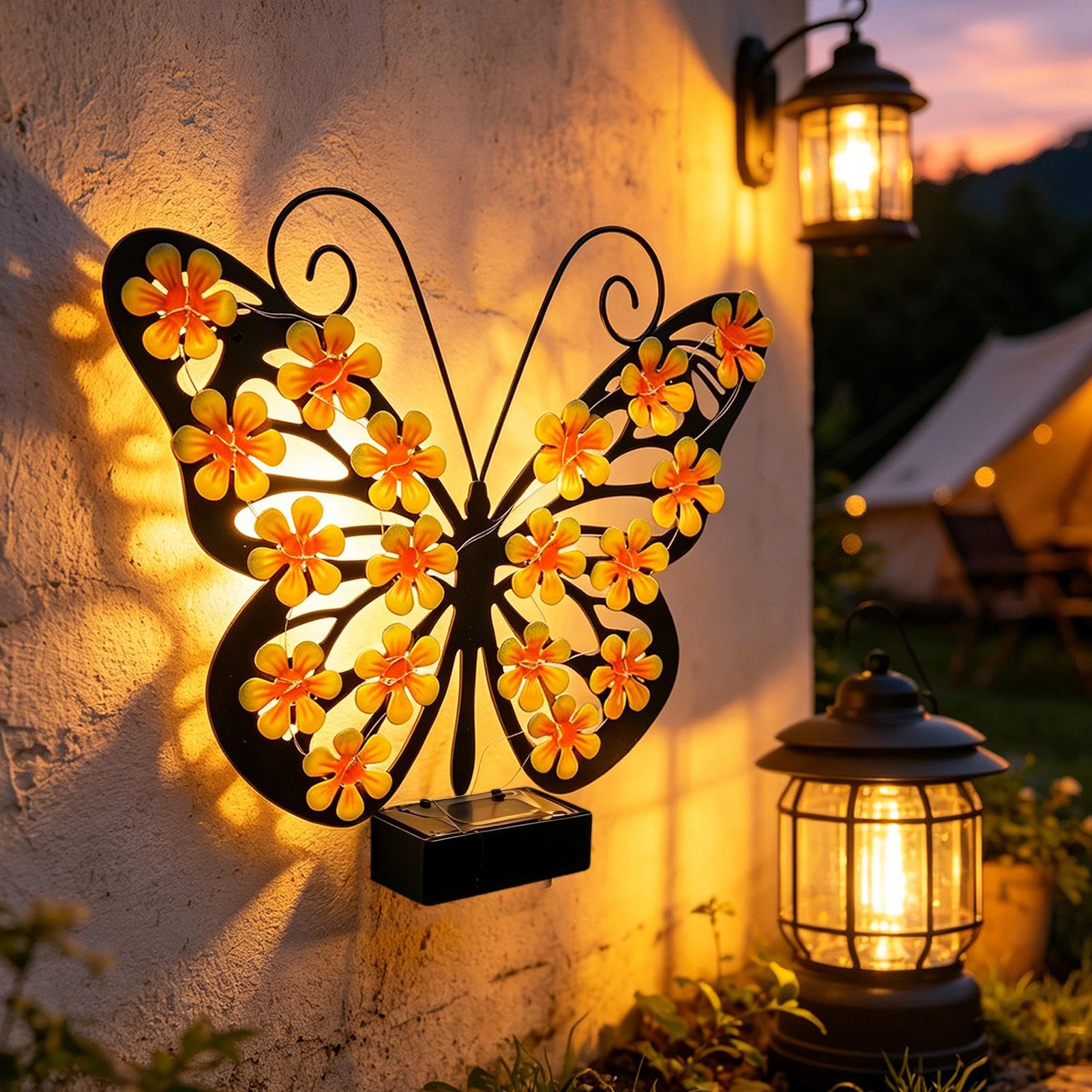 LED Solar Metal Wall Lights De - Solar Wall Sconce 评论和价格