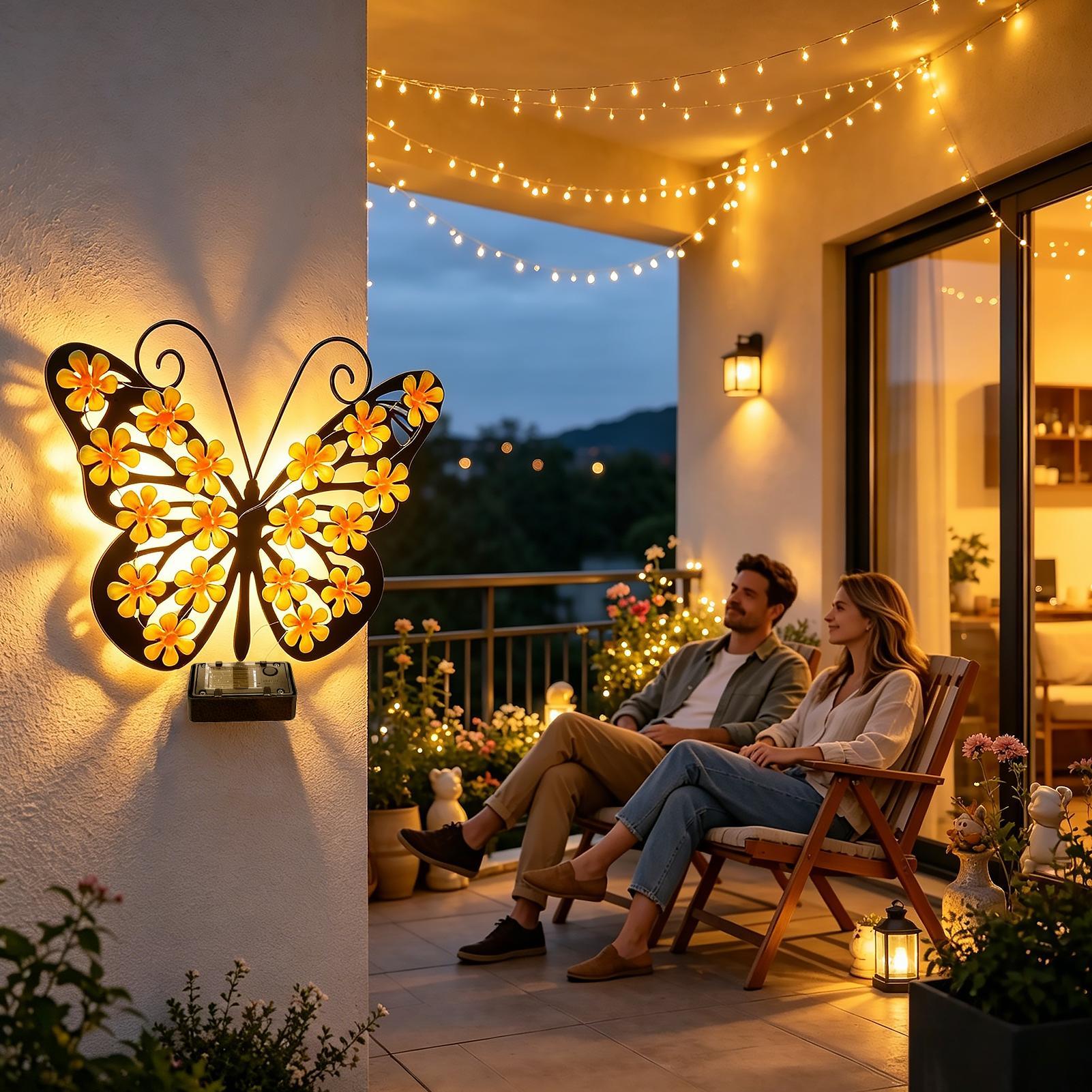 LED Solar Metal Wall Lights De - Solar Wall Sconce 评论和价格