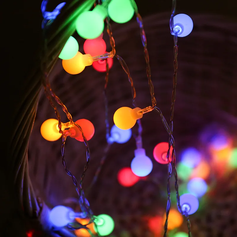 10M USB/Battery Power Ball LED - Outdoor Lighting Battery Operated 评论和价格