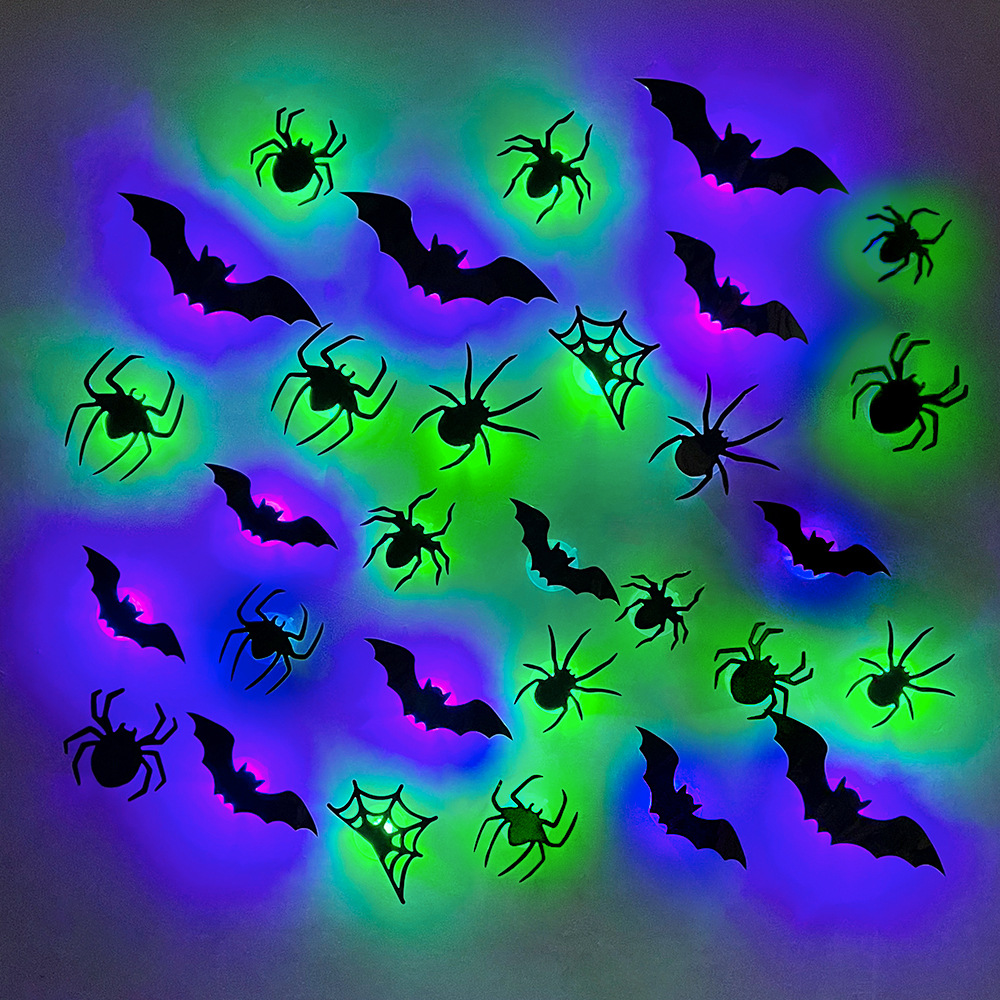 Halloween LED Bats Spider Deco - Outdoor Lighting Event 评论和价格